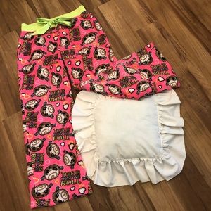 Justice fleece pajama pants
